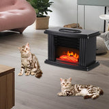Maxbell Compact Electric Fireplace Indoor 1000W with 3D Flame Effect Tabletop Space