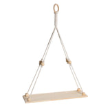 Maxbell Boho Style Tapestry Wall Shelf Woven Cotton Rope Plant Rack Home Decoration