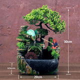 Maxbell Indoor Water Fountains Crafts Waterfall Fountain Decoration No Mist