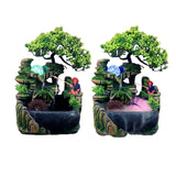 Maxbell Indoor Water Fountains Crafts Waterfall Fountain Decoration No Mist