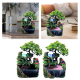 Maxbell Indoor Water Fountains Crafts Waterfall Fountain Decoration No Mist