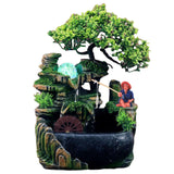 Maxbell Indoor Water Fountains Crafts Waterfall Fountain Decoration No Mist