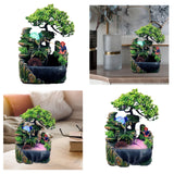 Maxbell Indoor Water Fountains Crafts Waterfall Fountain Decoration No Mist