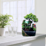 Maxbell Indoor Water Fountains Crafts Waterfall Fountain Decoration No Mist