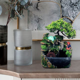 Maxbell Indoor Water Fountains Crafts Waterfall Fountain Decoration No Mist