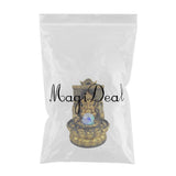 Maxbell Elephant Buddah Statute Tabletop Fountain Lucky Feng Shui for Home Office