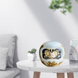Maxbell Japanese Daruma Doll Ornament Piggy Bank Lucky Cat Business churinga  white