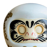 Maxbell Japanese Daruma Doll Ornament Piggy Bank Lucky Cat Business churinga  white