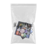 Maxbell Pack of 11 Crystal Energy Stones Gems Specimens for Meditation Crafts Yoga