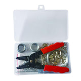 Maxbell 140x Double Picture Hanging Kit Photo Frame Hooks Mirror D Ring Hangers
