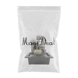 Maxbell Waterfall Fountains Handmade Zen Meditation Indoor Water Fountain for Home