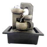 Maxbell Waterfall Fountains Handmade Zen Meditation Indoor Water Fountain for Home