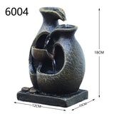 Maxbell Mini Rockery Indoor Fountain Waterfall USB Art Crafts for Home Outdoor Decor