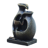 Maxbell Mini Rockery Indoor Fountain Waterfall USB Art Crafts for Home Outdoor Decor