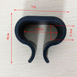 Maxbell 10 Pieces Patio Wicker Furniture Clips Chair Fasteners Patio Sofa Clips 7x6cm