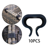 Maxbell 10 Pieces Patio Wicker Furniture Clips Chair Fasteners Patio Sofa Clips 7x6cm