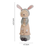 Maxbell Cute Rabbit Statue Figurines Animal Sculpture Craft Wedding Gift  female