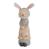 Maxbell Cute Rabbit Statue Figurines Animal Sculpture Craft Wedding Gift  female