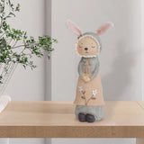 Maxbell Cute Rabbit Statue Figurines Animal Sculpture Craft Wedding Gift  female