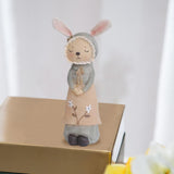 Maxbell Cute Rabbit Statue Figurines Animal Sculpture Craft Wedding Gift  female