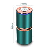 Maxbell Car Air Purifier Portable Room Mini USB Quiet for Smoke Pollen Odors Green