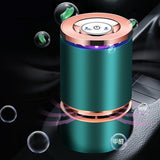 Maxbell Car Air Purifier Portable Room Mini USB Quiet for Smoke Pollen Odors Green