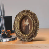 Maxbell Retro Style Picture Frame Photo Holder Frame Wall Mounted Table Home Decor Copper