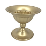 Maxbell Metal Vase Flowerpot Home Decor Flowers Arrangement Ornaments Gold Planter 12x16x13cm