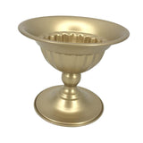 Maxbell Metal Vase Flowerpot Home Decor Flowers Arrangement Ornaments Gold Planter 12x16x13cm