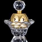 Maxbell Crystal Bakhoor Burner Arab Style Incenser Holder for SPA Yoga Aromatherapy B