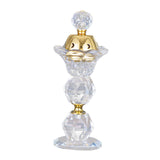 Maxbell Crystal Bakhoor Burner Arab Style Incenser Holder for SPA Yoga Aromatherapy B