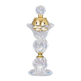Maxbell Crystal Bakhoor Burner Arab Style Incenser Holder for SPA Yoga Aromatherapy B