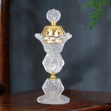 Maxbell Crystal Bakhoor Burner Arab Style Incenser Holder for SPA Yoga Aromatherapy B