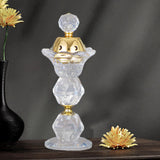 Maxbell Crystal Bakhoor Burner Arab Style Incenser Holder for SPA Yoga Aromatherapy B