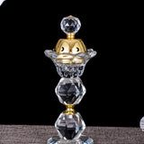 Maxbell Crystal Bakhoor Burner Arab Style Incenser Holder for SPA Yoga Aromatherapy B