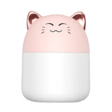 Maxbell Lovely Small Air Humidifier Home Bedroom Mini 250ml USB Silent Purifier Pink Cat