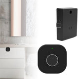 Maxbell Biometric Fingerprint Lock Drawer Cabinet Wooden Box Furniture Touchscreen