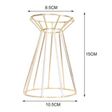 Maxbell Flower Vase Stand Rack Holder Display Desktop Dried Flower Home Dinner Gold