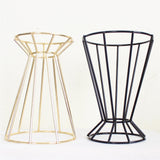 Maxbell Flower Vase Stand Rack Holder Display Desktop Dried Flower Home Dinner Gold