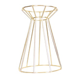 Maxbell Flower Vase Stand Rack Holder Display Desktop Dried Flower Home Dinner Gold