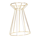 Maxbell Flower Vase Stand Rack Holder Display Desktop Dried Flower Home Dinner Gold