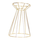 Maxbell Flower Vase Stand Rack Holder Display Desktop Dried Flower Home Dinner Gold