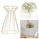 Maxbell Flower Vase Stand Rack Holder Display Desktop Dried Flower Home Dinner Gold