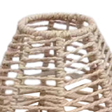 Maxbell Rope Rattan Hanging Pendant Lampshade for Dining Table  23x10.5x6.8CM