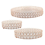 Maxbell Mirror Vanity Tray Dresser Display Organizers Serving Tray 9.84x2.36inch
