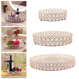 Maxbell Mirror Vanity Tray Dresser Display Organizers Serving Tray 9.84x2.36inch