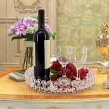 Maxbell Mirror Vanity Tray Dresser Display Organizers Serving Tray 9.84x2.36inch