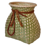 Maxbell Bamboo Basket Planter Vase Organizer for Floral Arrangement Kitchen Home 12x16cm