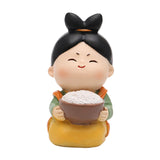 Maxbell Chinese Girl Figurines Dashboard Decorations Crafts Cake Topper Rice