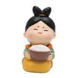 Maxbell Chinese Girl Figurines Dashboard Decorations Crafts Cake Topper Rice